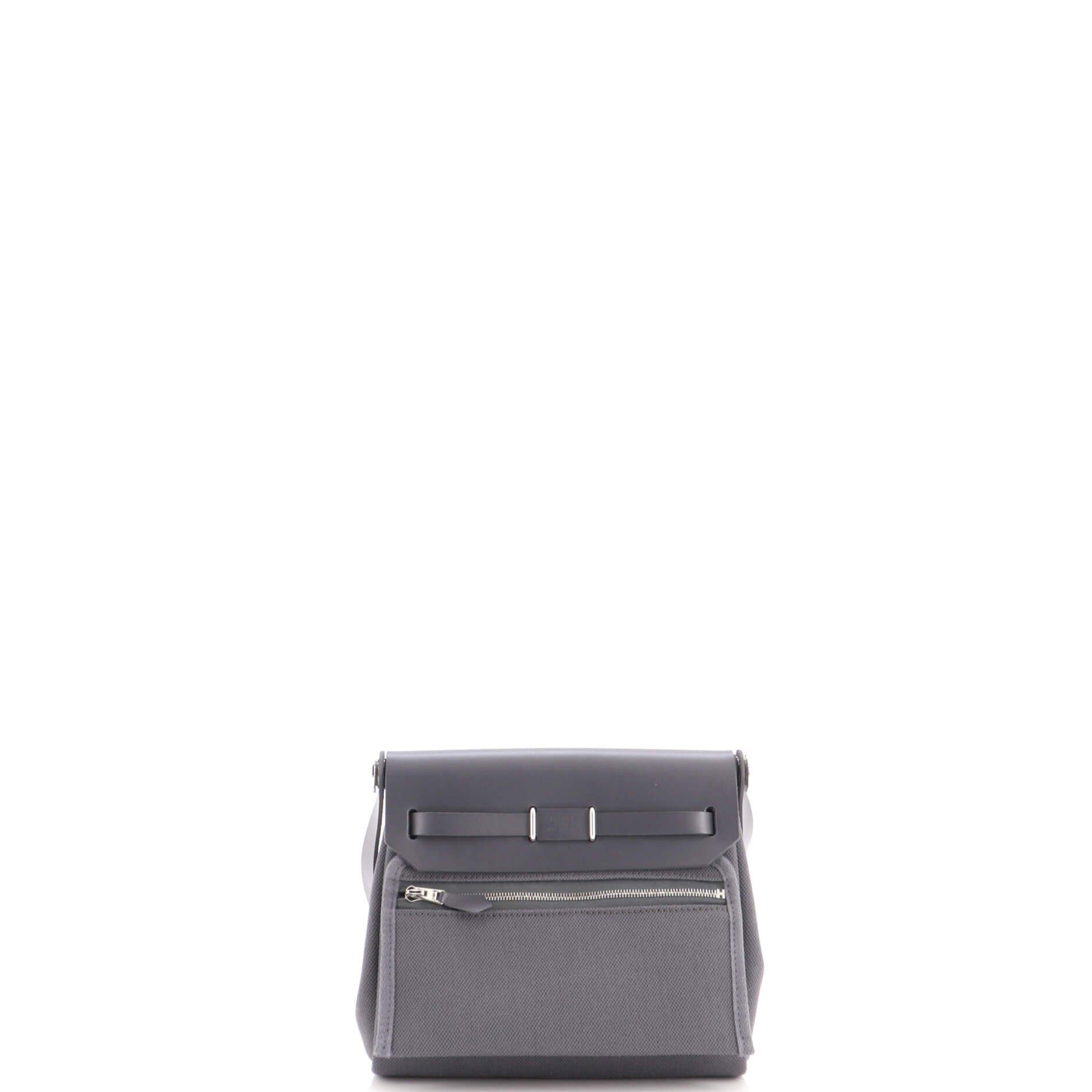 Herbag Zip Toile and Leather 20, Alternate, color, Grey