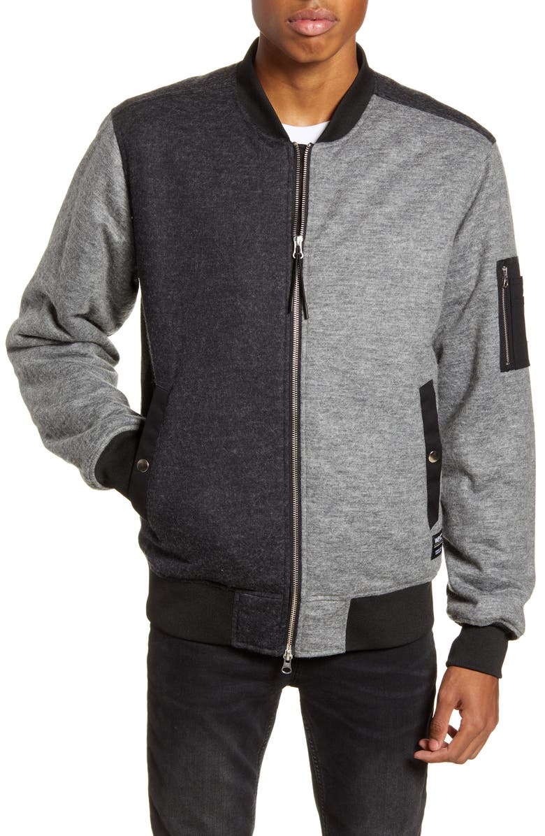 WeSC Blocked Bomber Jacket, Alternate, color, 