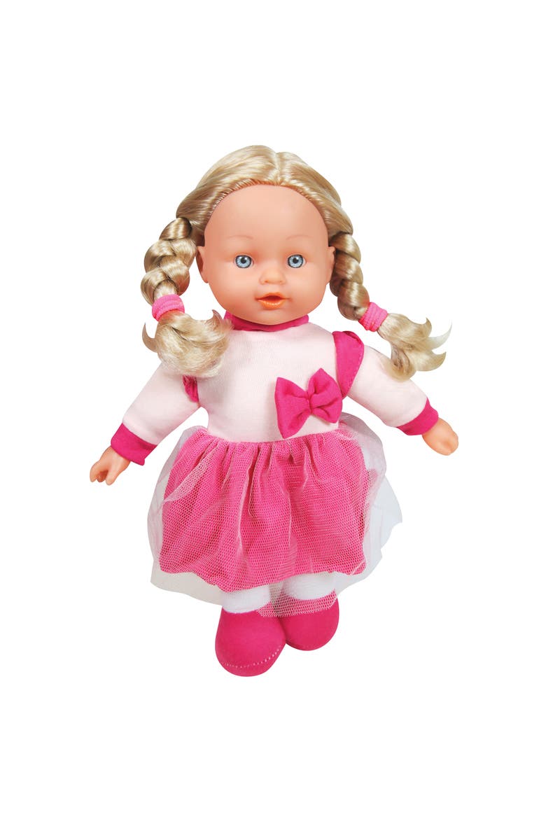 12 Inch Doll Set with Stroller, Bed & Highchair, Alternate, color, Multicolored