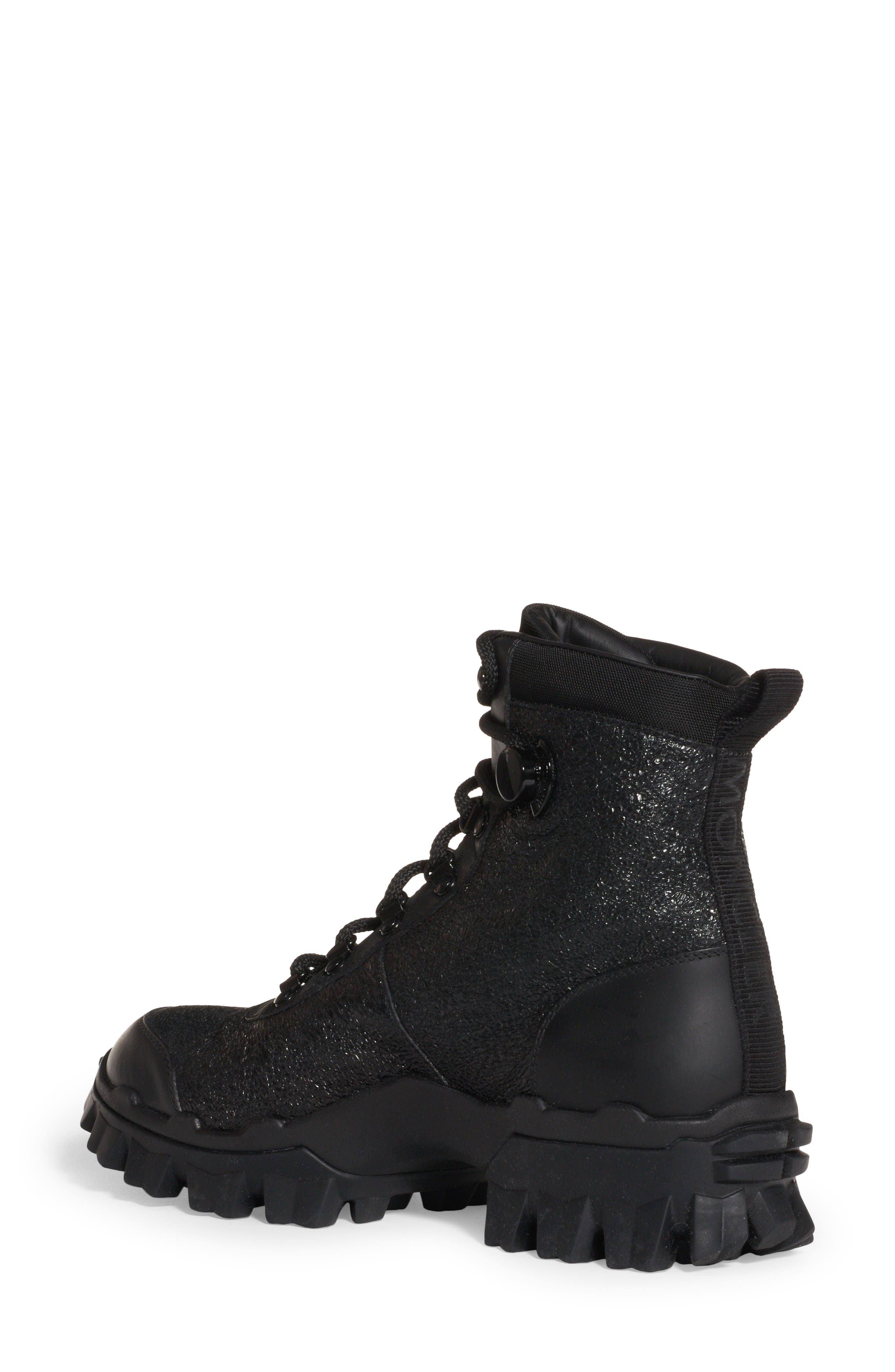 Moncler Helis Crinkle Hiking Boot, Alternate, color, 