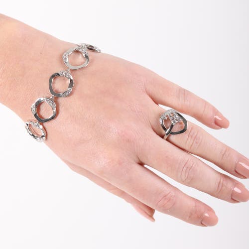 Lucy Quartermaine Volcan Bracelet In Sterling Silver