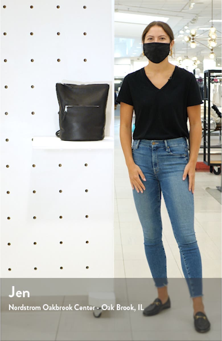 Quinn Leather Backpack, sales video thumbnail