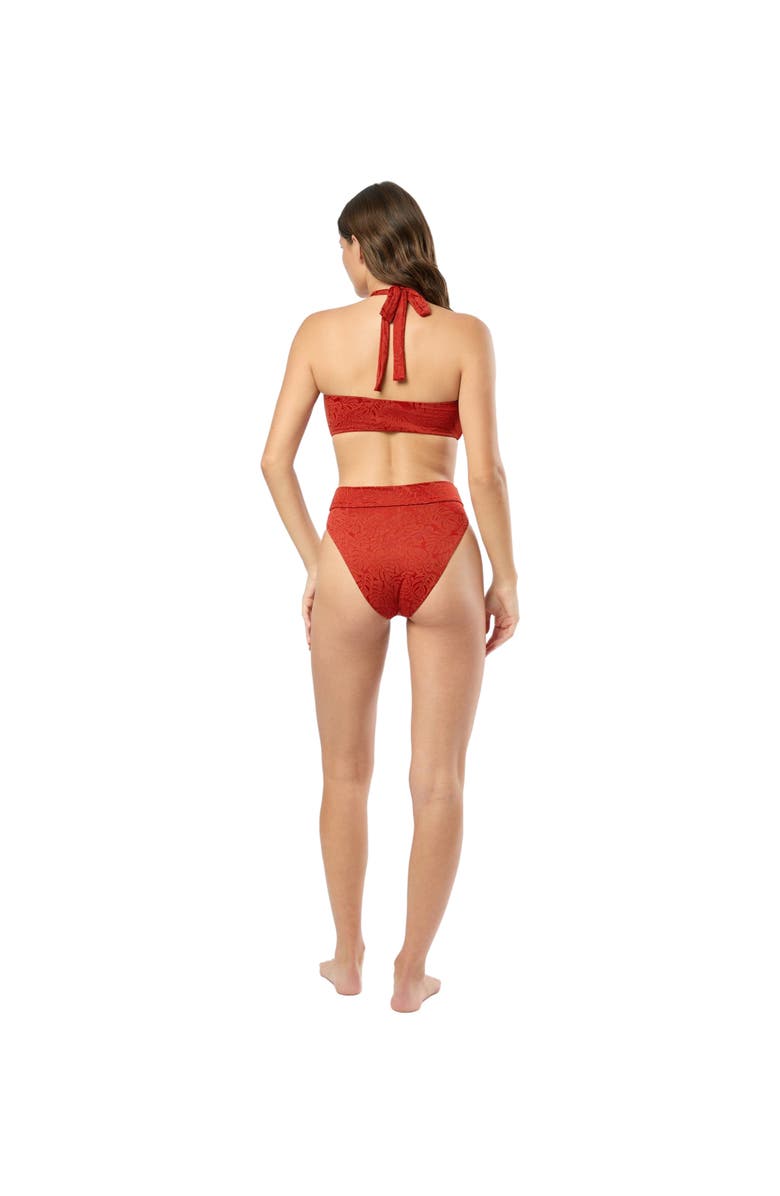 Onia Ivy Bikini Bottom, Alternate, color, Dark Red