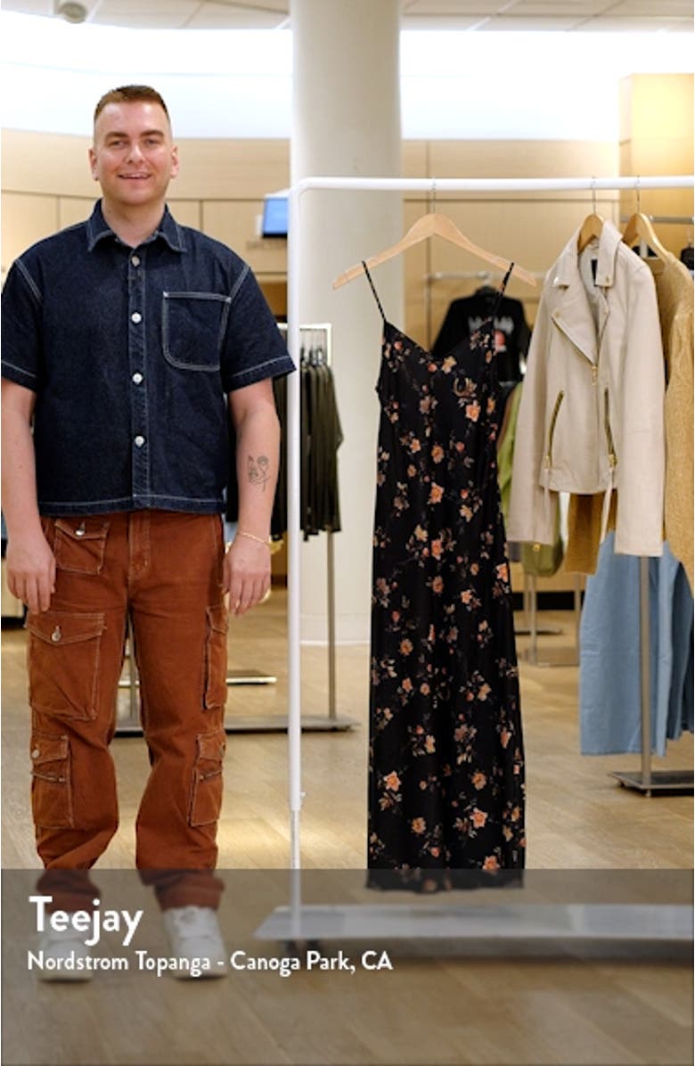 Bryony Floral Print Slipdress, sales video thumbnail