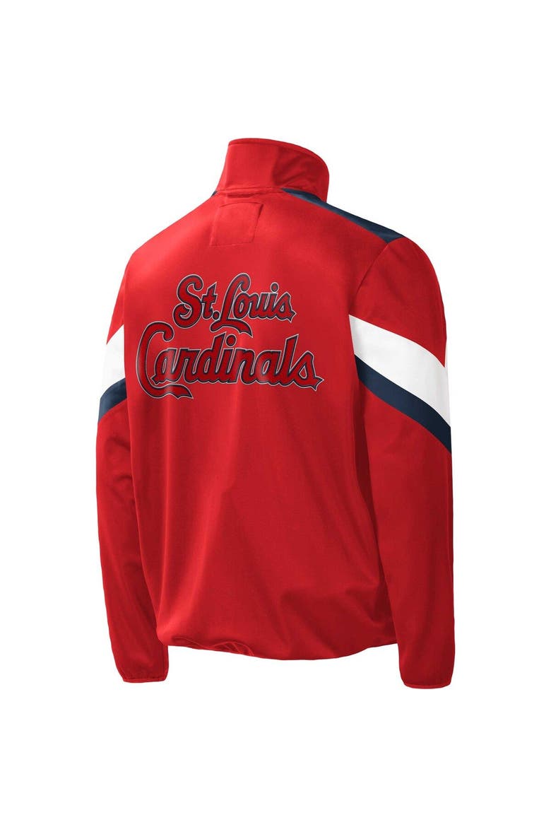 Men's G-III Sports by Carl Banks Red St. Louis Cardinals Earned Run Full-Zip Jacket, Alternate, color, Red