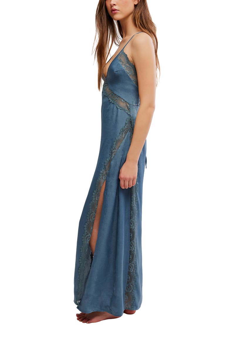 Intimately FP Some Kind of Love Maxi Slip, Alternate, color, STORM WATER