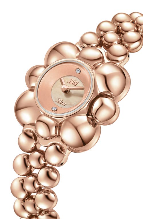 Jbw X Luar Atmosphere Two-tone Bracelet Watch, 30mm In Rose Gold