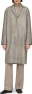 Lafayette 148 New York Genuine Calf Hair Three Button Coat