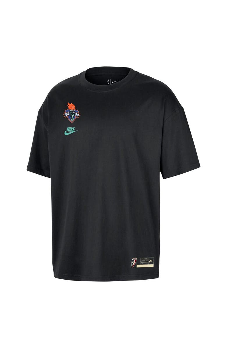 Nike Unisex Nike Black New York Liberty Court Origins Throwback Premium T-Shirt, Main, color, Black