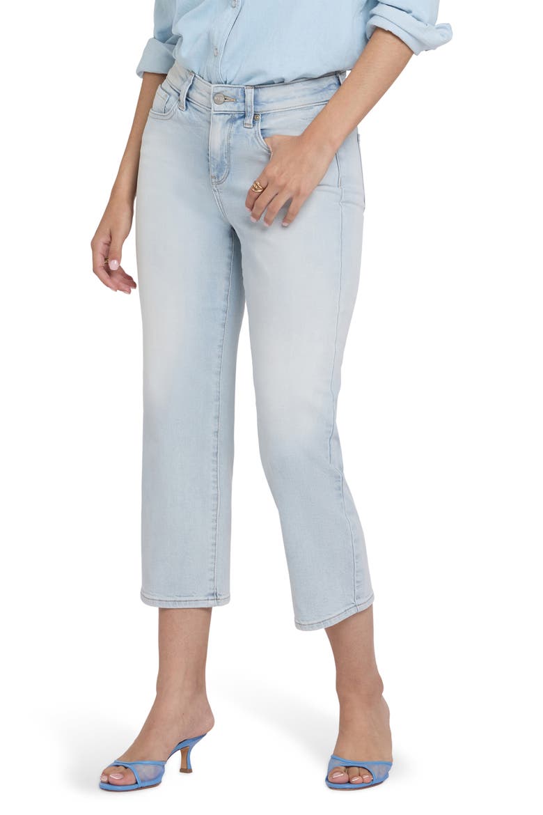 Piper Crop Relaxed Straight Leg Jeans, Main, color, DESERT SHORELINE