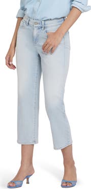 NYDJ Piper Crop Relaxed Straight Leg Jeans