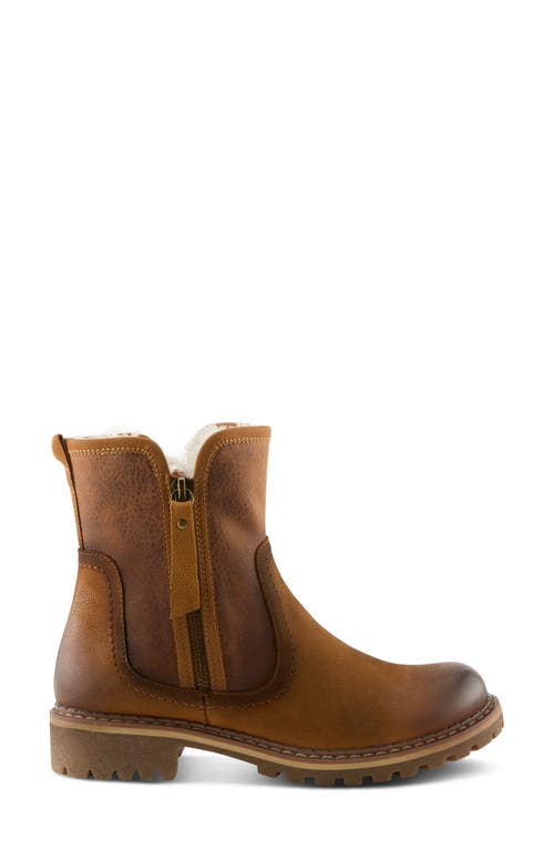 Spring Step Jovany Faux Fur Lined Boot In Brown