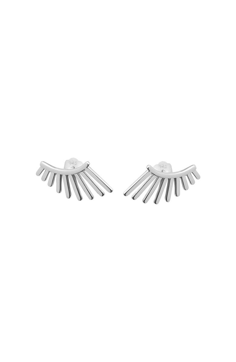 Lucy Quartermaine Temple Studs, Main, color, Sterling Silver
