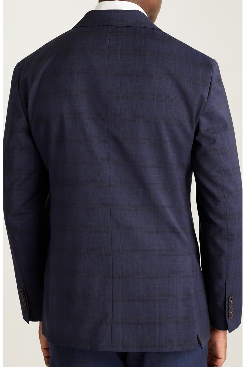 Jetsetter Plaid Virgin Wool Suit Jacket, Alternate, color, 4320/ 0030 NAVY GLEN PLAID