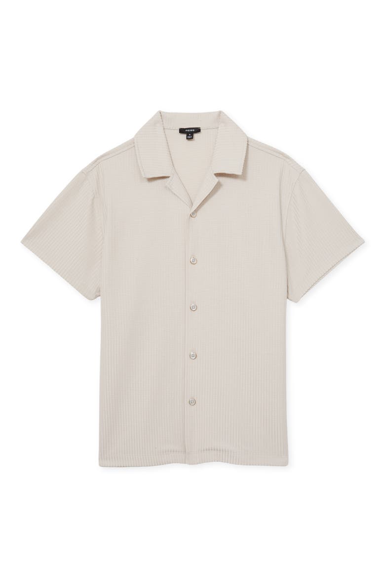 Warwick Short Sleeve Woven Shirt, Alternate, color, CHAMPAGNE