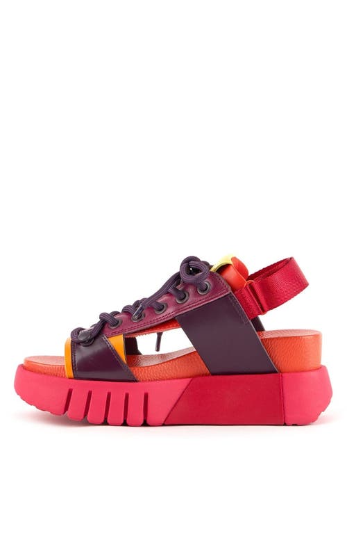 United Nude Delta Sporty Sandals In Red