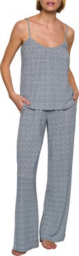 Eberjey Gisele Printed Camisole Pants Pajamas