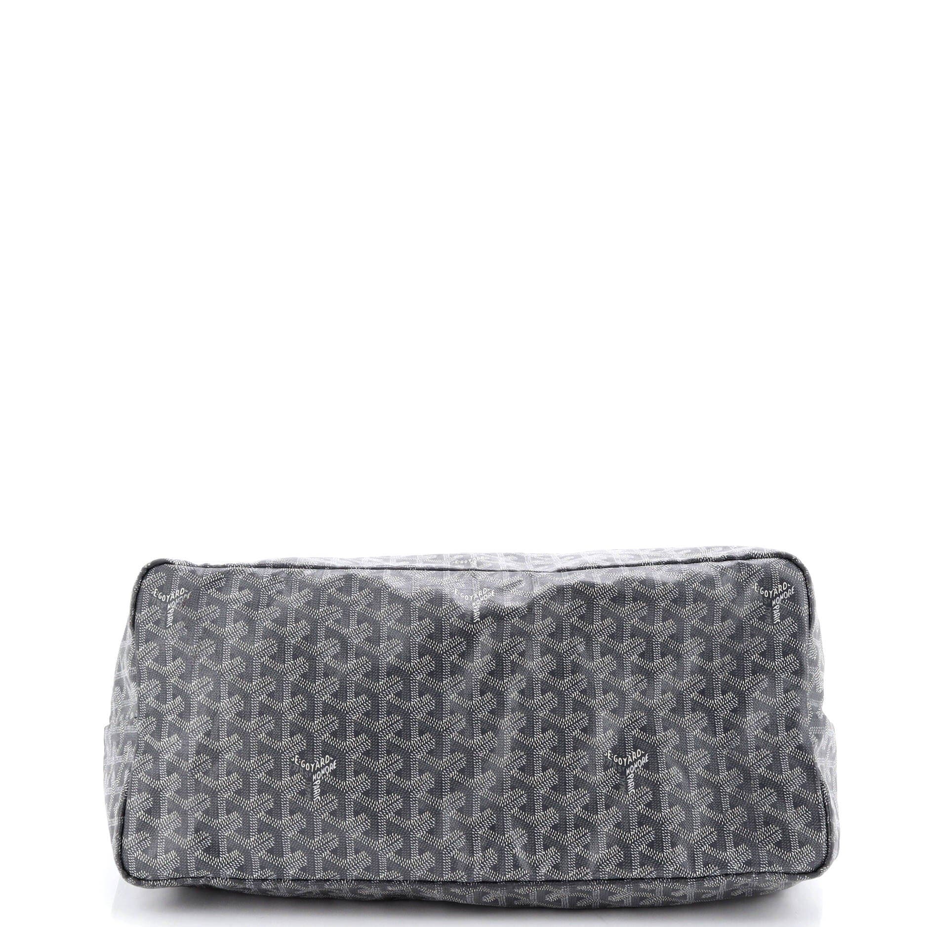 Pre-Owned Goyard Saint Louis Tote Coated Canvas GM, Alternate, color, Gray