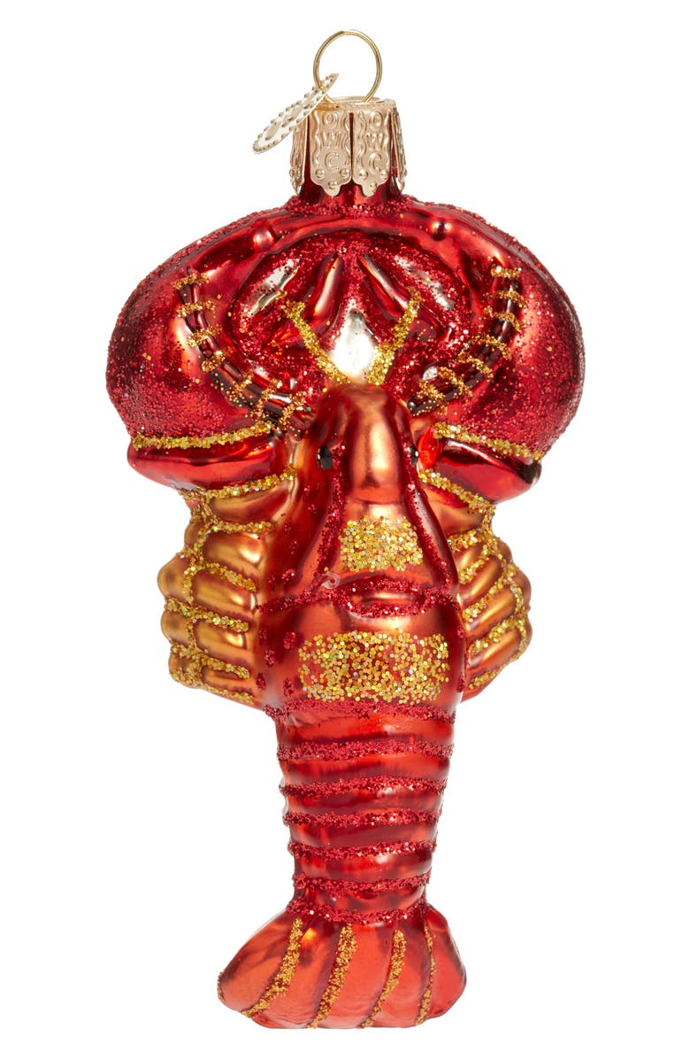 Old World Christmas Lobster Ornament, Main, color, Red/ Gold
