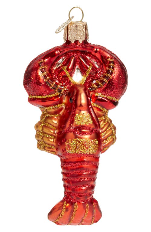 Old World Christmas Lobster Ornament In Red