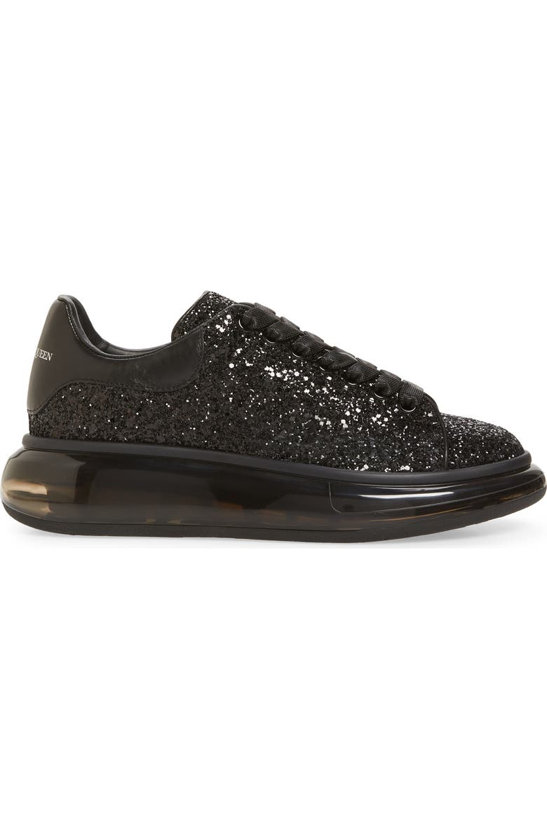 McQueen Alexander McQueen Glitter Bubble Sole Platform Sneaker, Alternate, color,