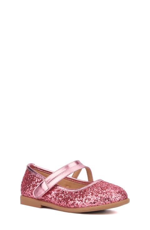 Kids' Glitter Mary Jane Flat (Toddler & Walker)