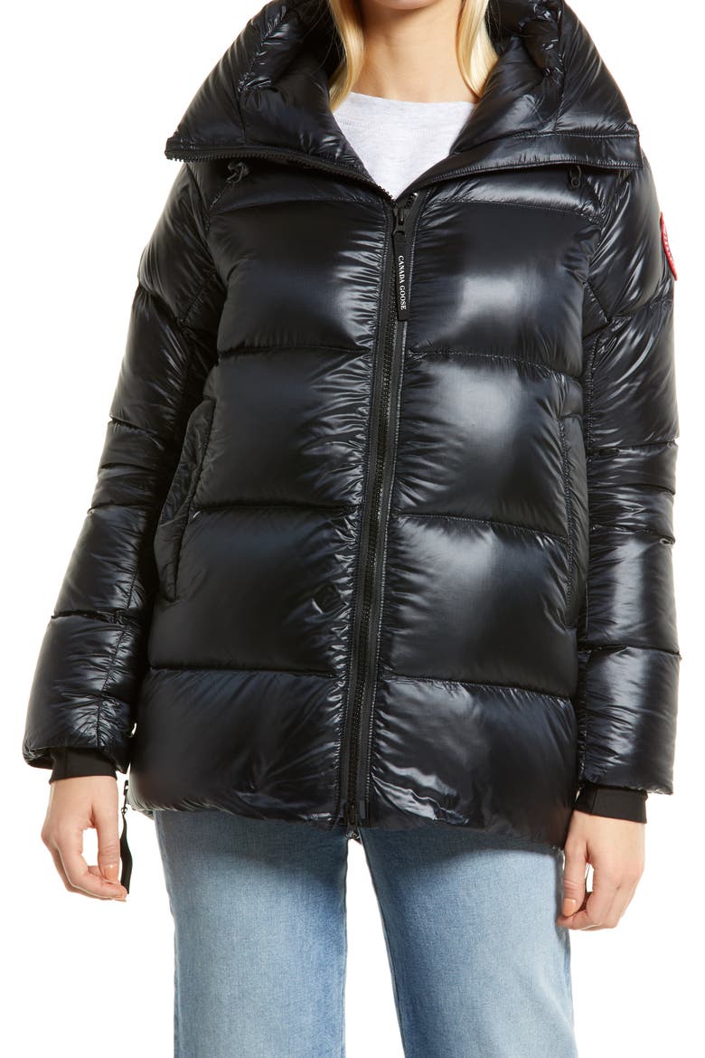 Cypress Packable 750 Fill Power Down Puffer Jacket, Alternate, color, BLACK