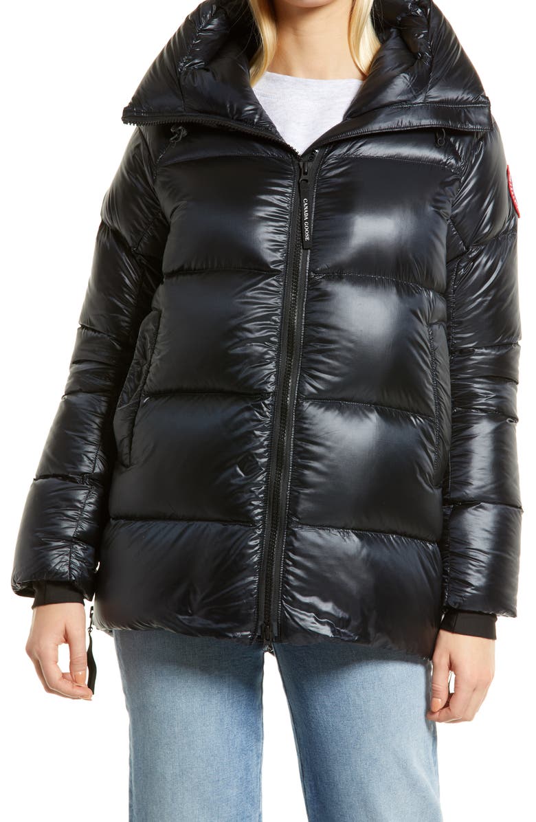 Canada Goose Cypress Packable 750 Fill Power Down Puffer Jacket, Alternate, color, Black