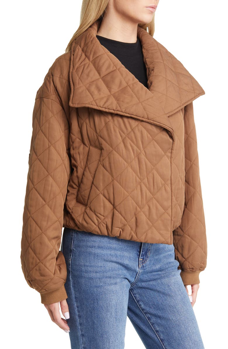 BLANKNYC Quilted Crop Jacket, Alternate, color, 