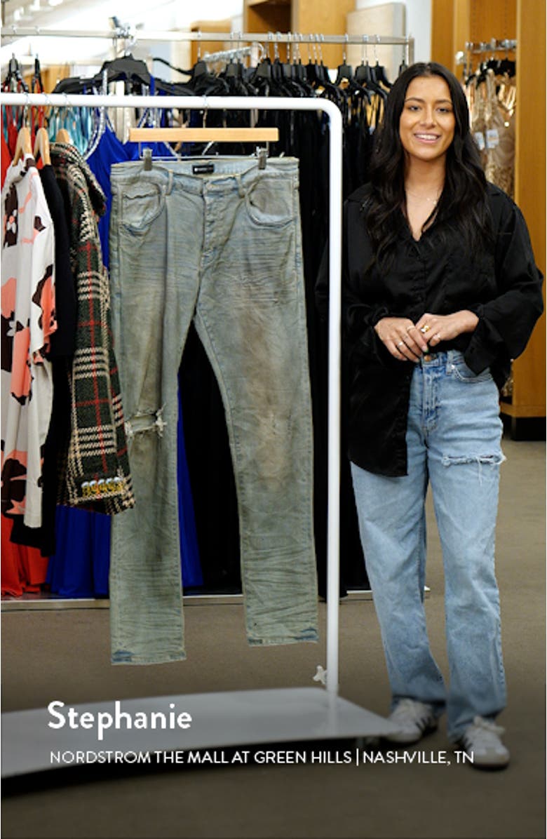 PURPLE Ripped Skinny Fit Jeans, sales video thumbnail