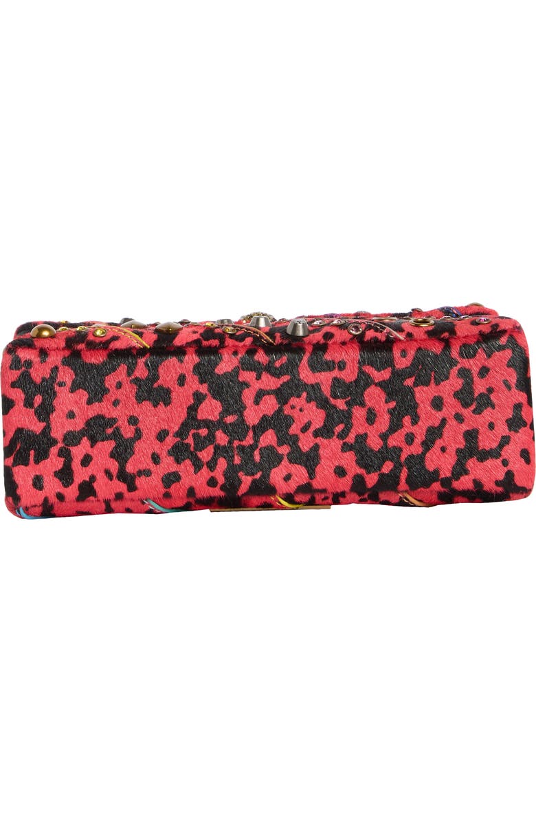 Kurt Geiger London Mini Kensington Genuine Calf Hair Convertible Crossbody Bag, Alternate, color, Red Combo