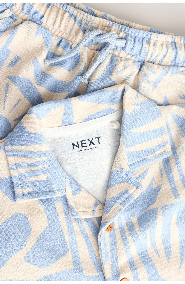 NEXT Kids' Graphic Print Shirt & Shorts Set, Alternate, color, 
