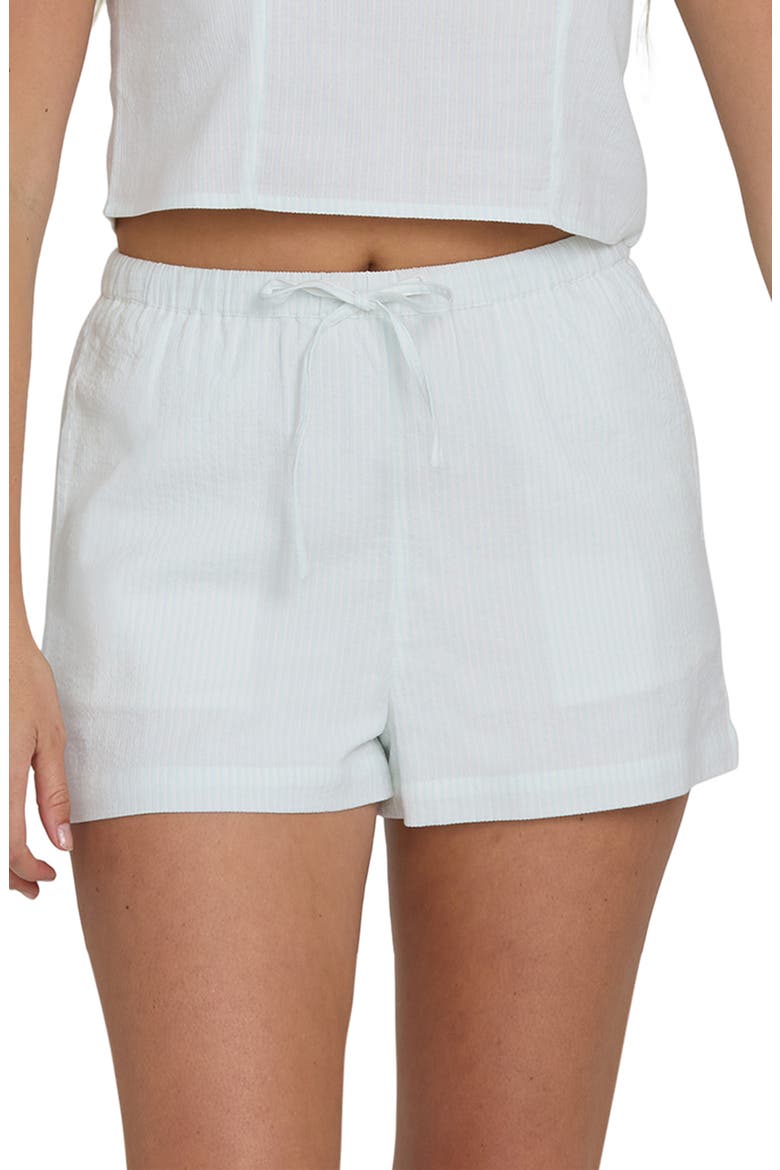 Wanderer Striped Seersucker Shorts, Main, color, CLEARWATER