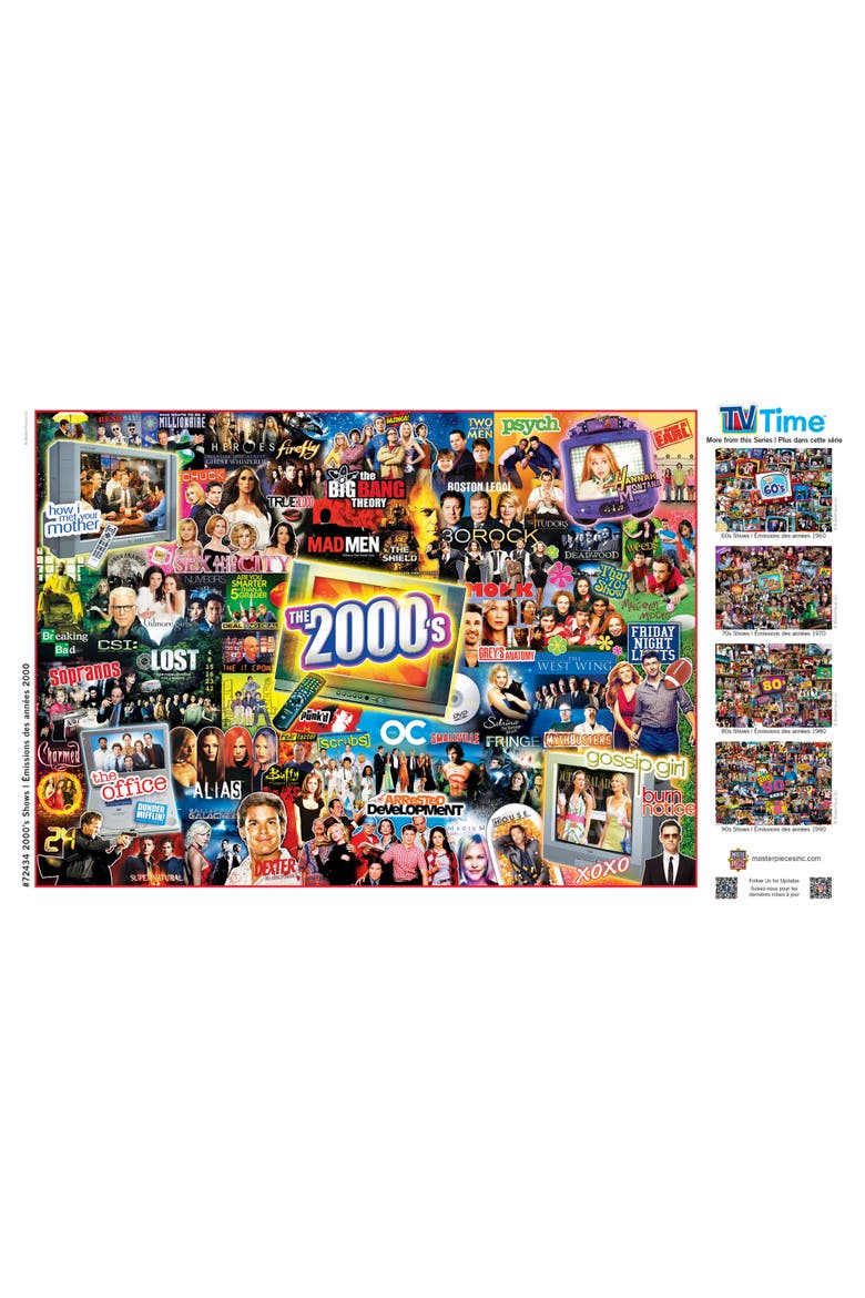 2000's Shows 1000 Piece Jigsaw Puzzle, Alternate, color, Multicolor
