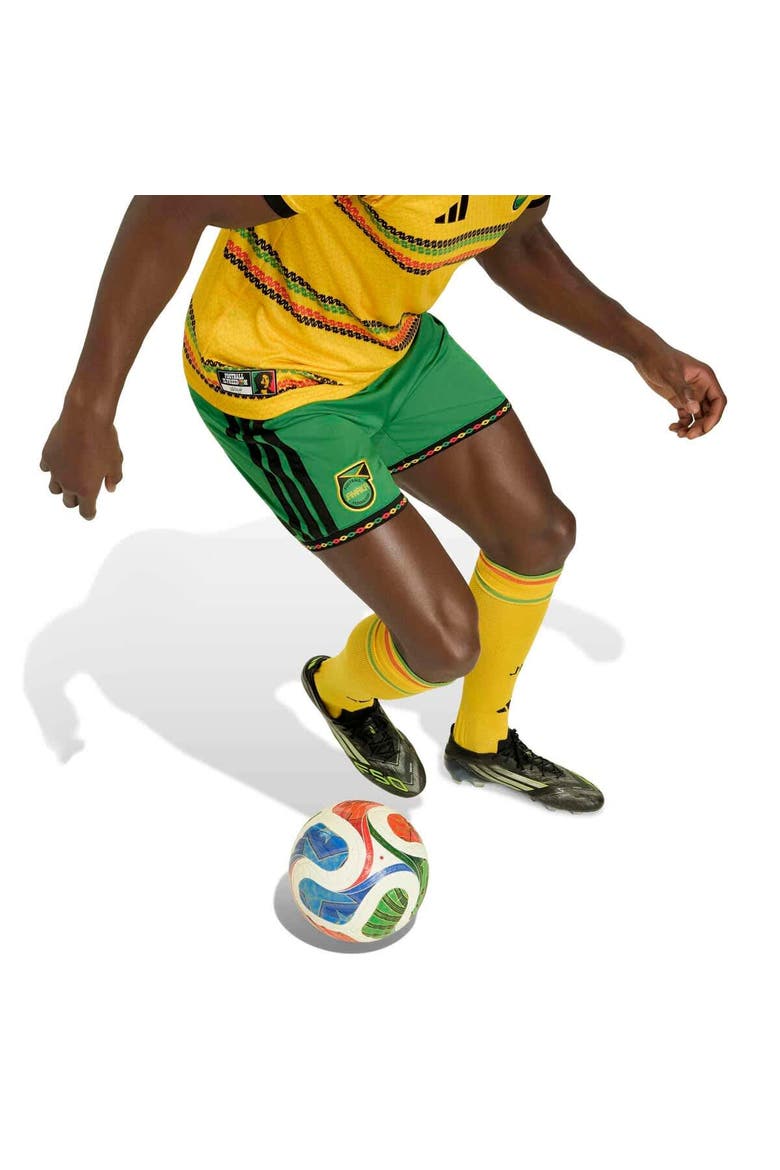 Men's adidas Green Jamaica National Team Replica Shorts, Alternate, color, Green