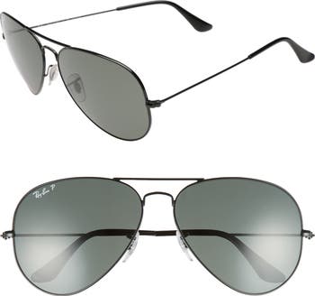 Ray ban aviator 62mm polarized on sale