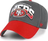 '47 Men's '47 Charcoal San Francisco 49ers Split Block MVP Adjustable Hat