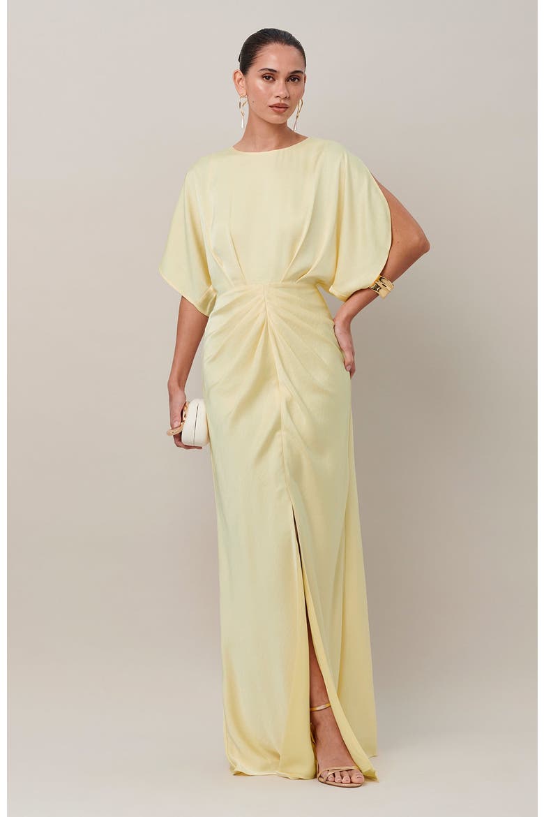 Mona Maxi Dress, Alternate, color, Lemon Sorbet