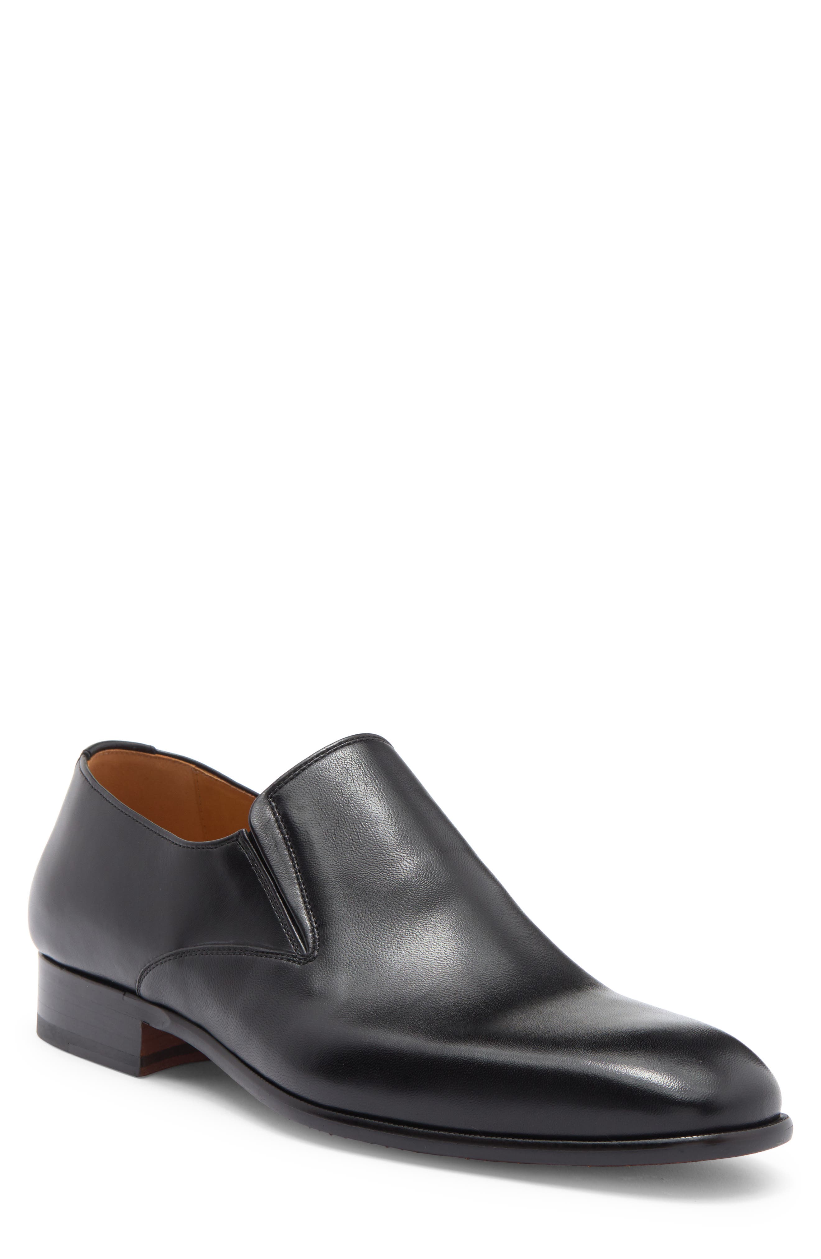 Magnanni Leather Loafer, Main, color, 