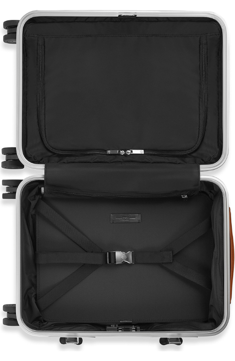 FPM - Fabbrica Pelletterie Milano - US Bank Light Spinner 53 Front Pocket Luggage, Alternate, color, Licorice Black