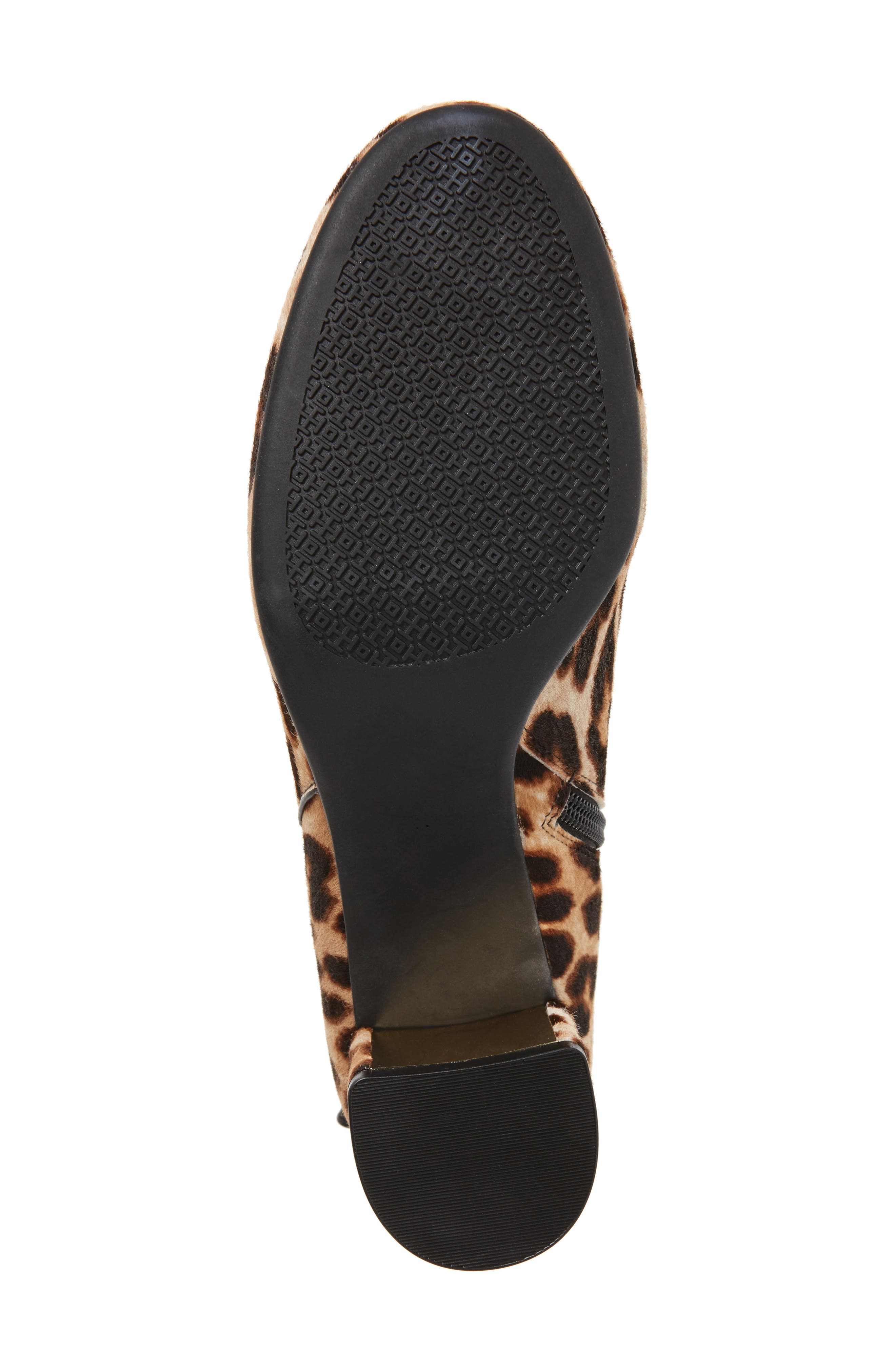 Laila Genuine Calf Hair Bootie, Alternate, color, LEOPARD CALF HAIR