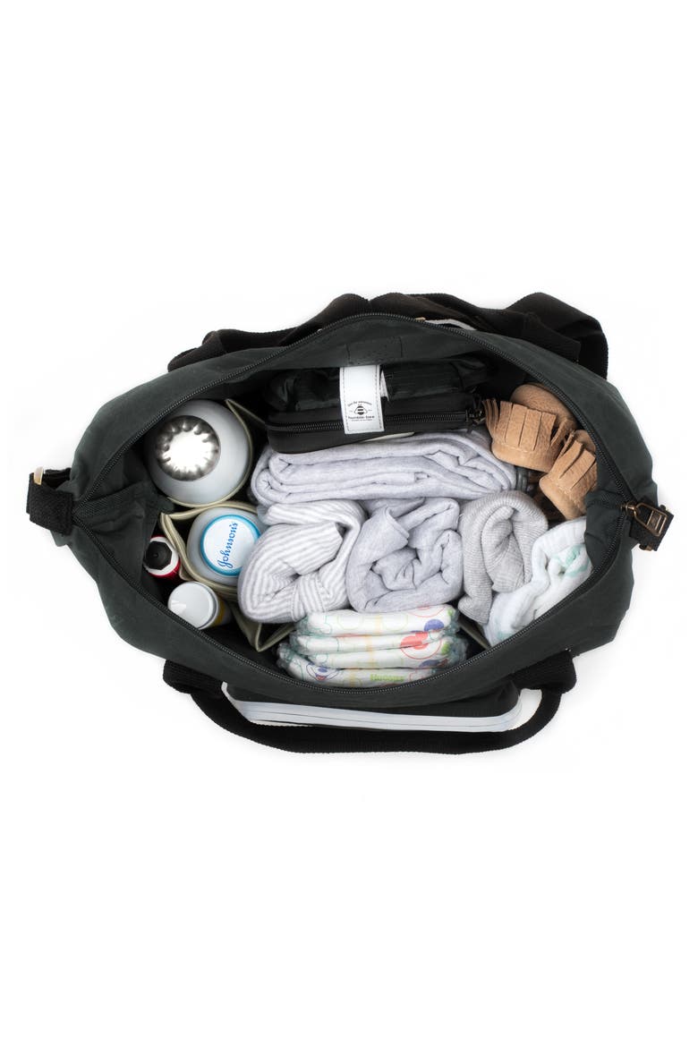 All Heart Convertible Diaper Bag, Alternate, color, ONYX