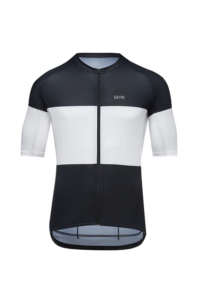 GOREWEAR Spirit Stripes Jersey - Men's, Main, color, Black/White