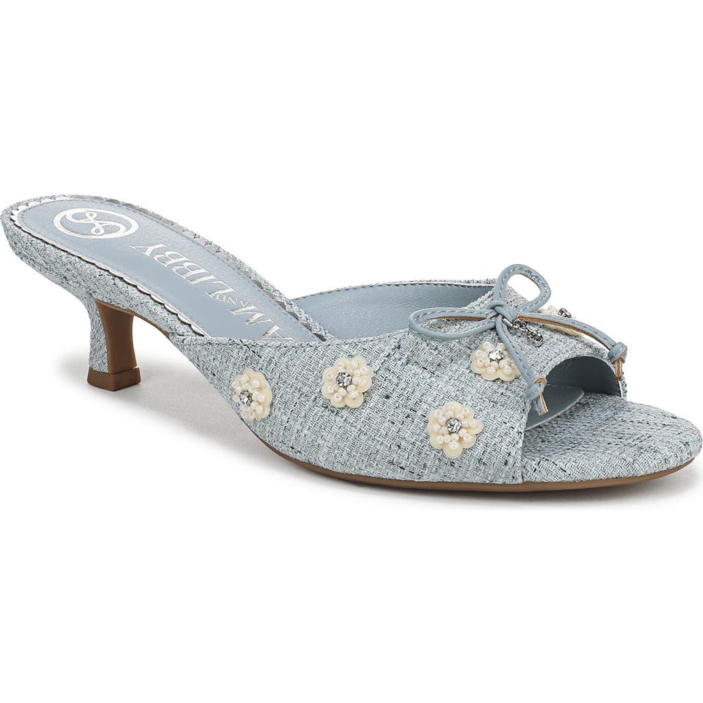 Sam & Libby Olliefluer Kitten Heel Slide Sandal