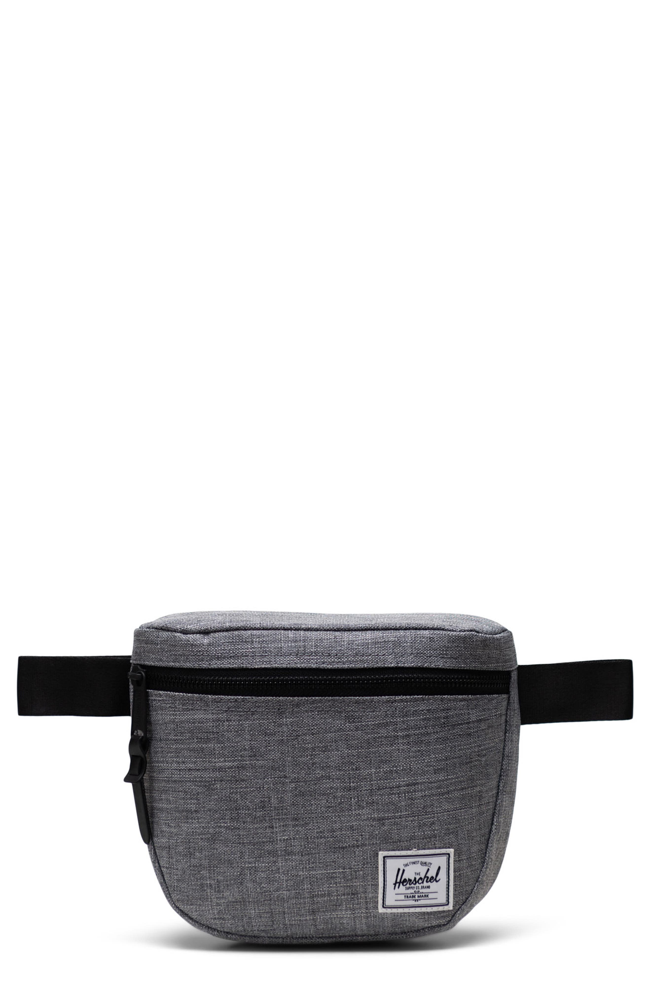Herschel Supply Co. Settlement Belt Bag, Main, color, Raven Crosshatch