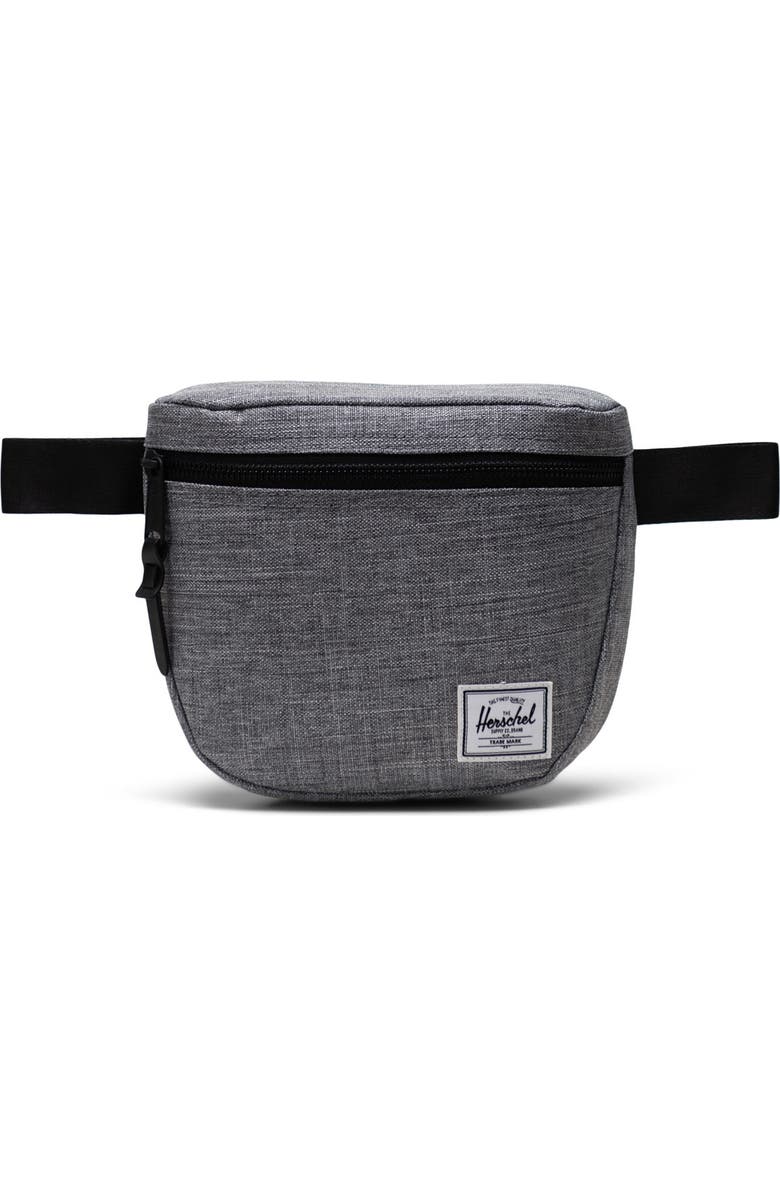 Herschel Supply Co. Settlement Belt Bag, Main, color, Raven Crosshatch