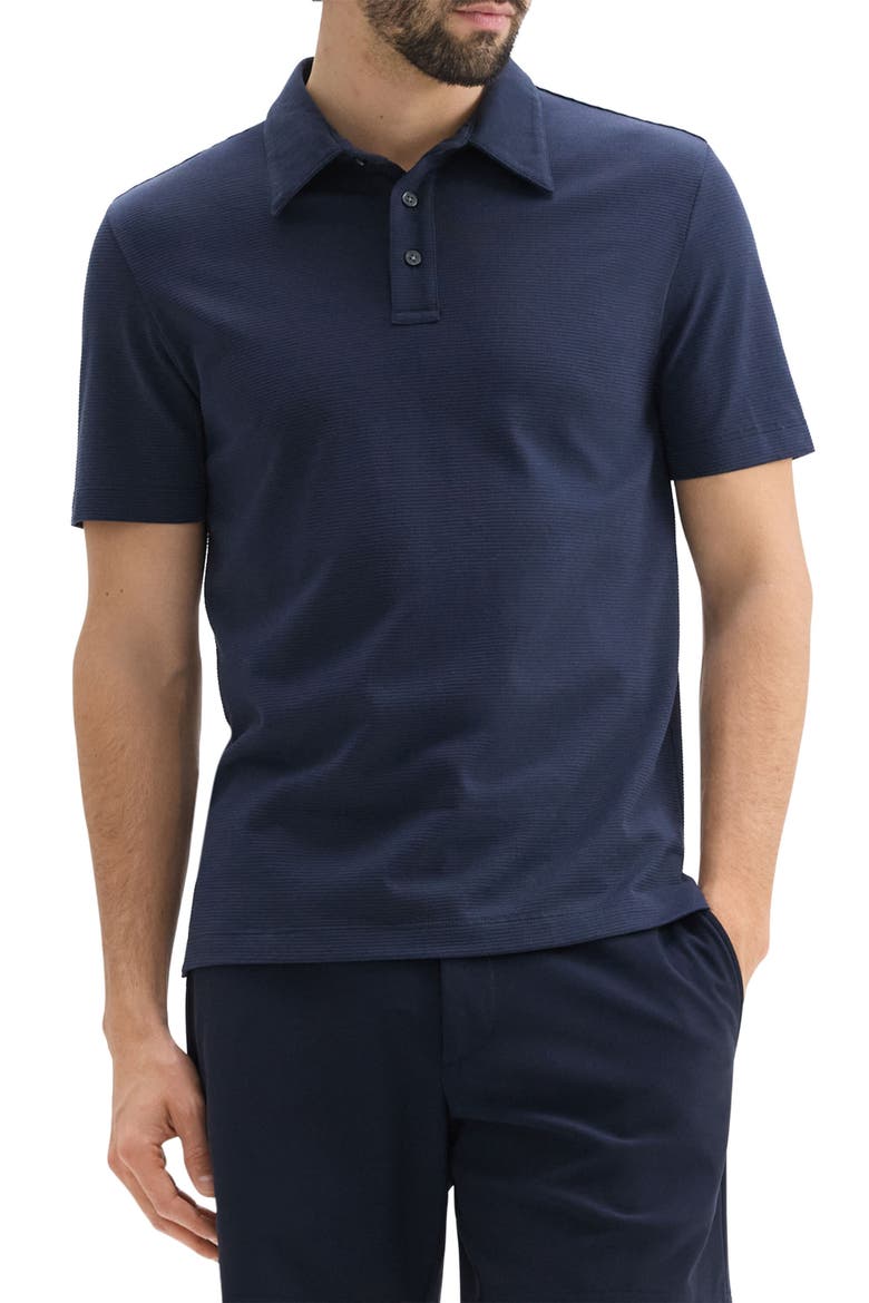 Textured Polo, Main, color, BALTIC