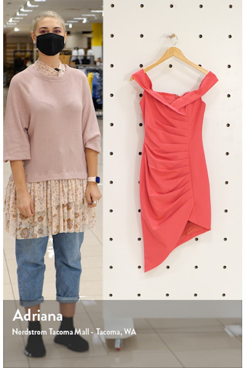 Bardot Pleat Front Dress video