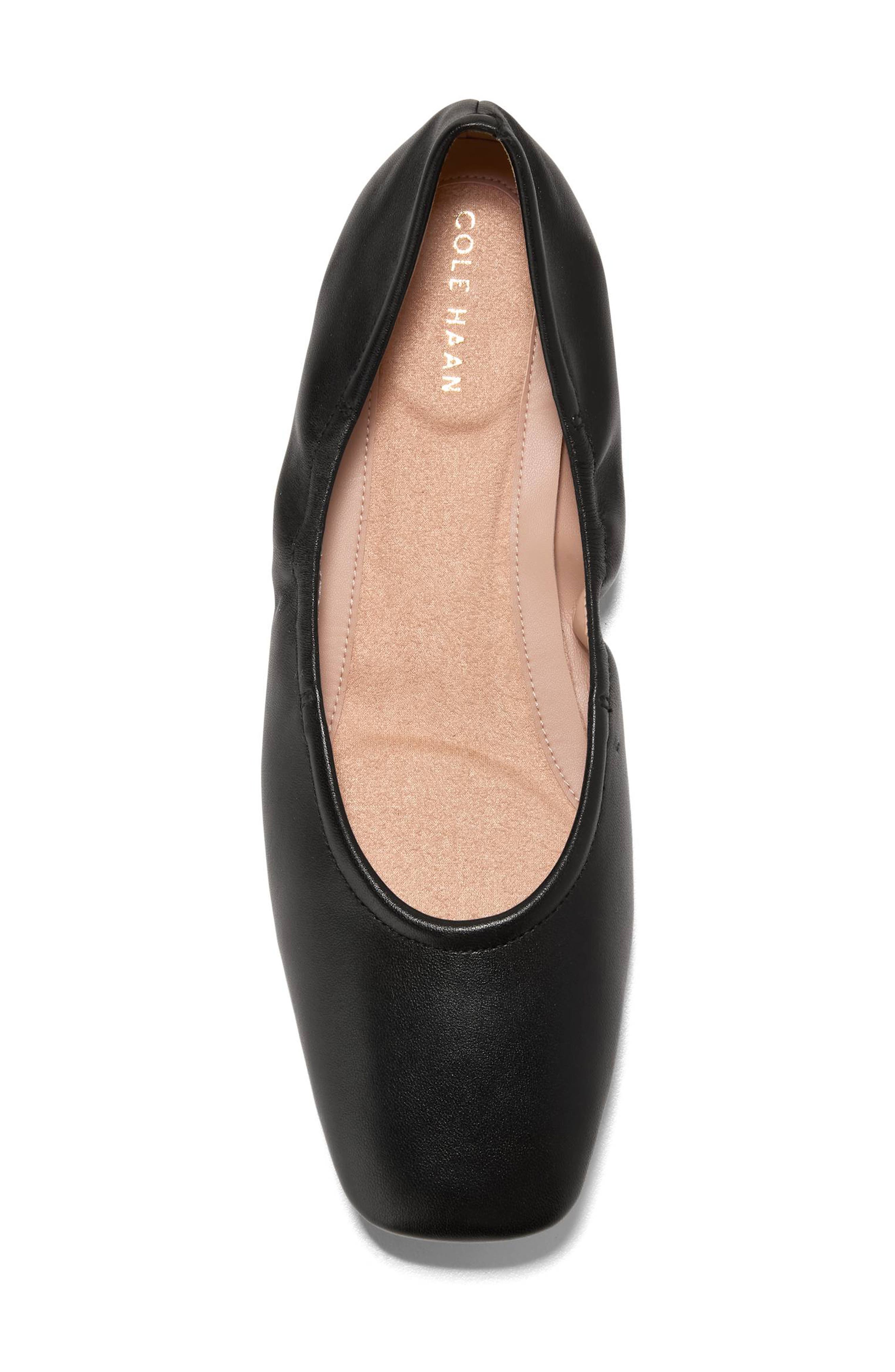 Cole Haan Go-To Valinda Ballet Flat, Alternate, color, Black Leather