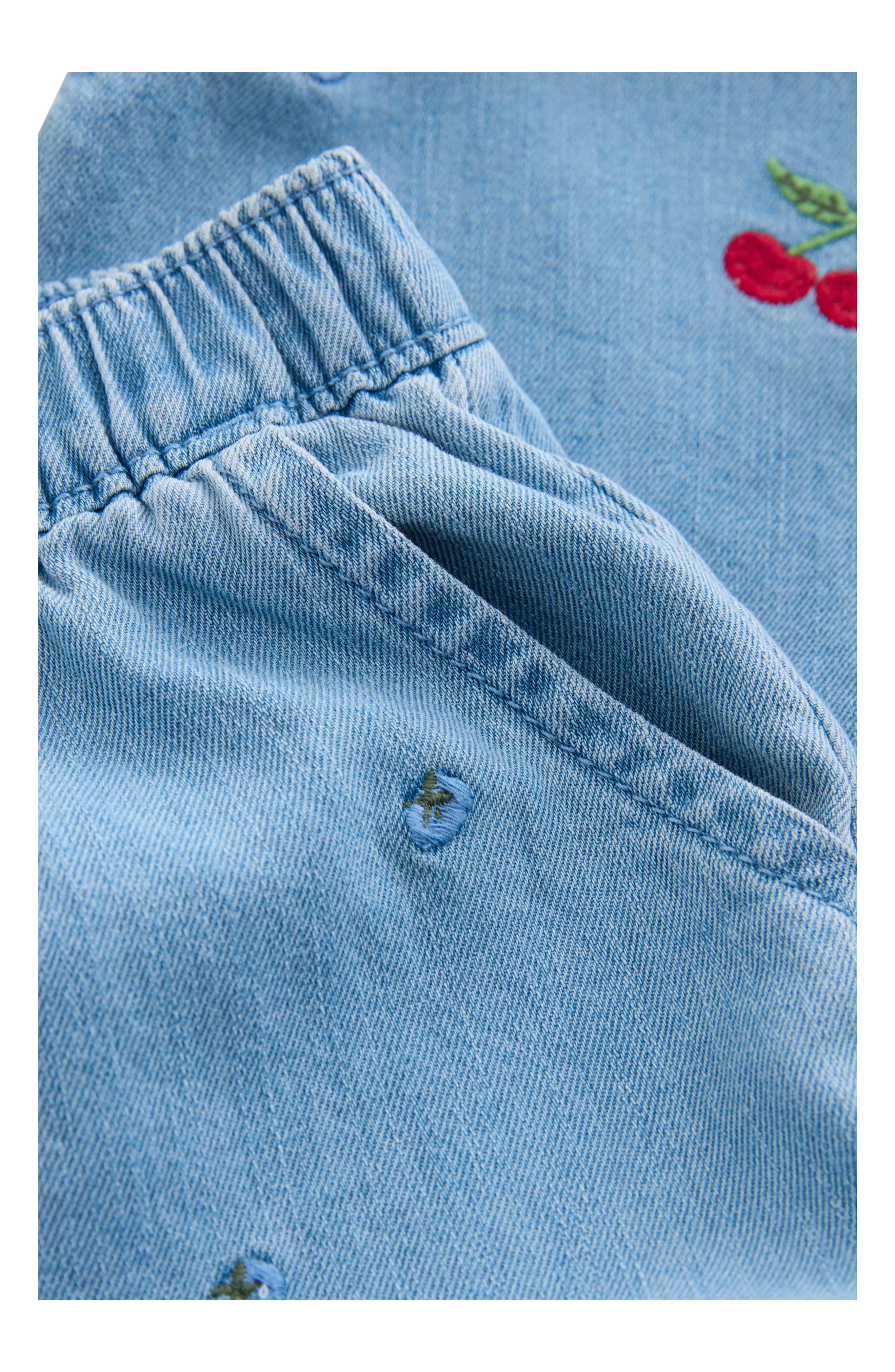 Детские NEXT Kids' Embroidered Denim Tank & Pants Set — фото 4